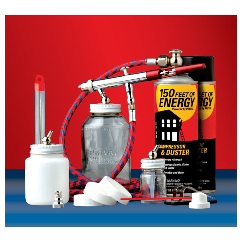 Preval 100 Airbrush Kit Paint Marine Boat