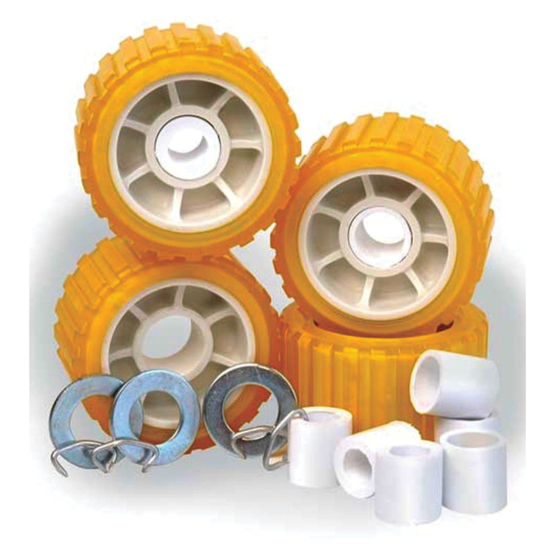 Tie Down 86144 Wobble Roller KIT5"AMBER Marine Boat