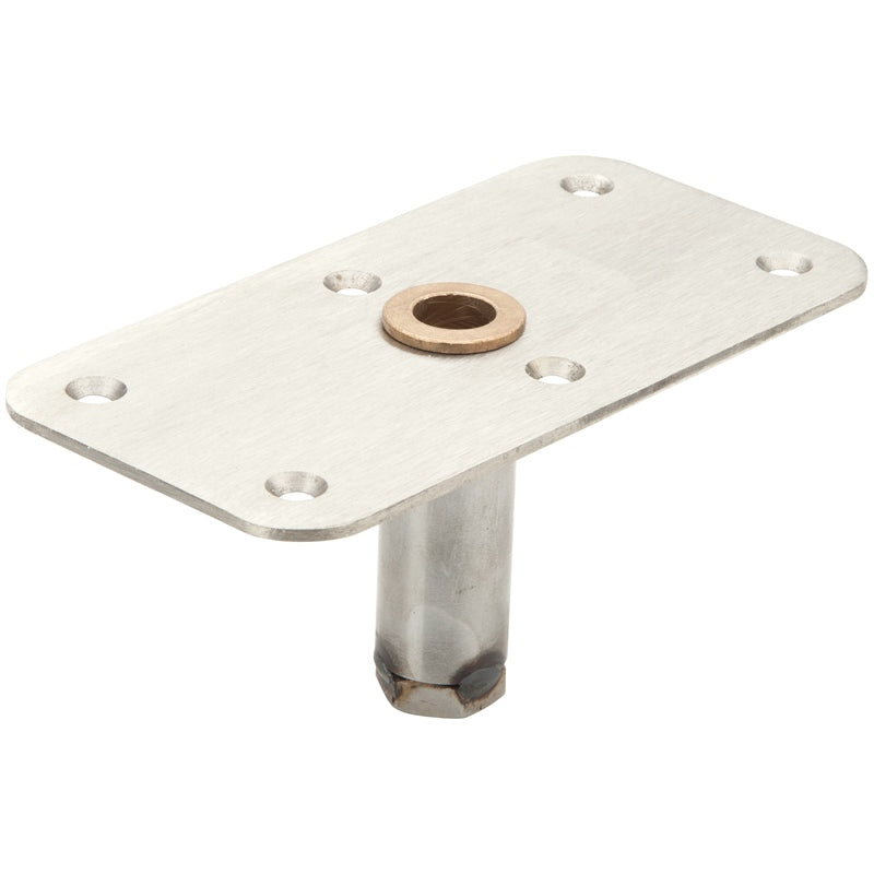 Swivl-Eze 6483-T PIN BASE SS 4"X8" BRZ/BSH THREADED