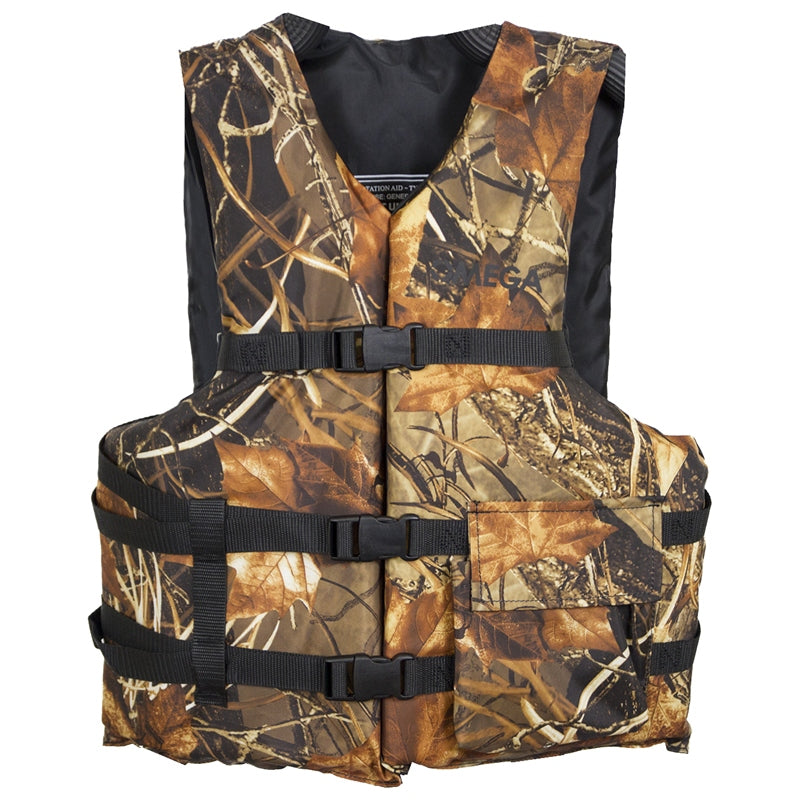 Marpac EPE2220AU-40607 Fishng Vest Camo Adult Marine Boat
