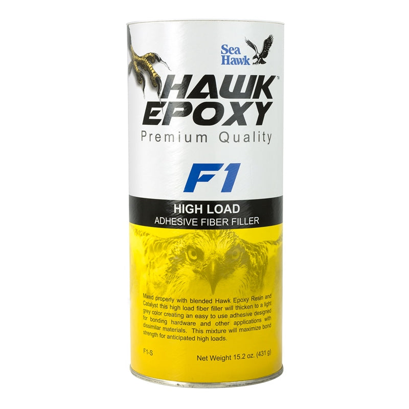Hawk Epoxy F1-M Hgh Load Adh Fibr Fill 4 Marine Boat