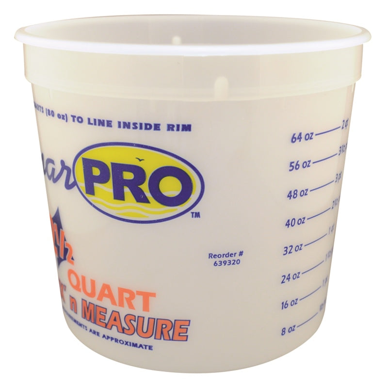 Marpro 1044481 Mixing Tub #61086 2.5QT Marine Boat