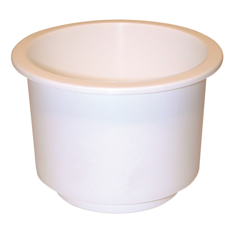 T-H Marine LCH-1W-DP Cup Holder Flush Large White