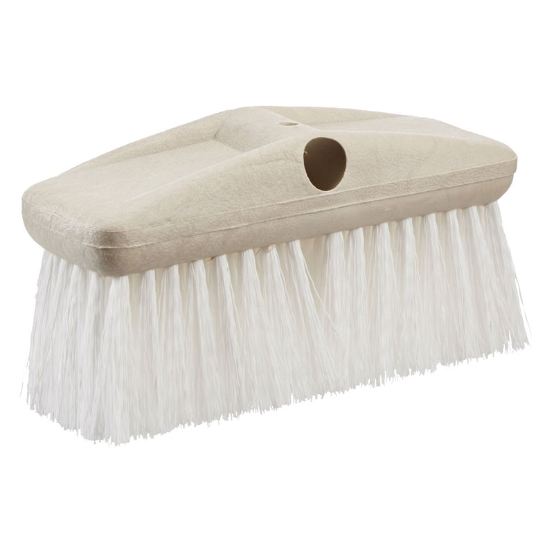 Star Brite 40010 Scrub Brush 8" White Stiff Marine Boat