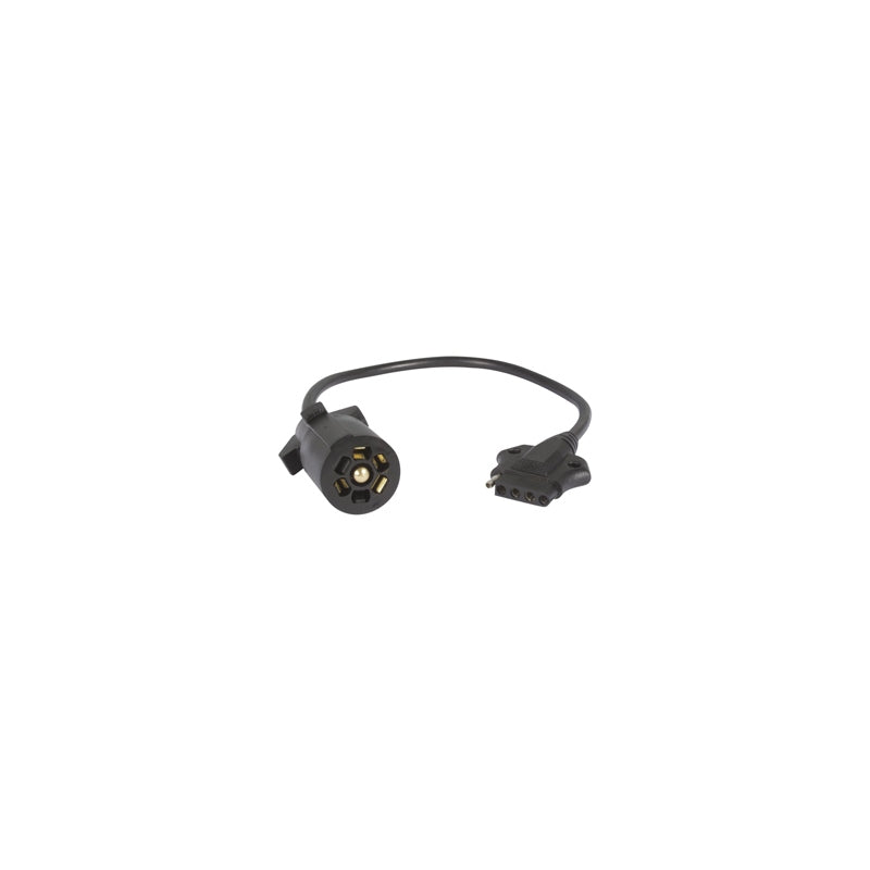 Marpac 7-0527 TRAILER PLUG ADPT 7RD/5FLAT 16"