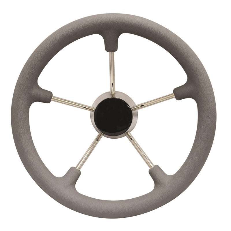 Marpac 7-0694 STR WHEEL SS DESTROYER W/FOAM 15.5" GRY