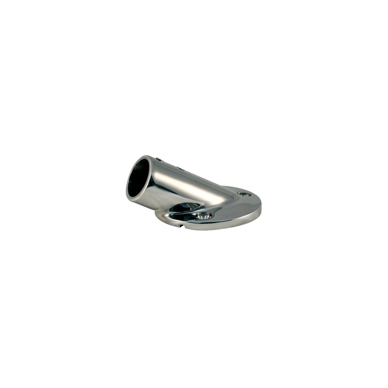 Marpac 7-0978 RAIL FITTING SS 1" RND BASE 30*