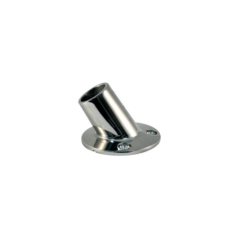 Marpac 7-0979 Rail Fitting Stainless Steel 1" Rnd Base 60* Marine Boat