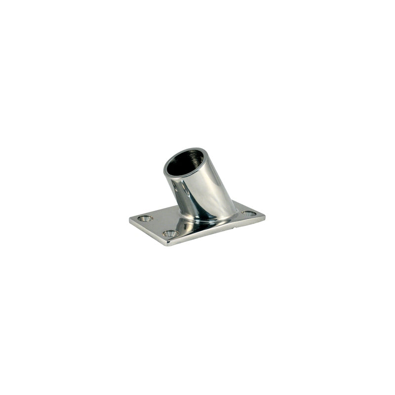 Marpac 7-0982 Rail Fitting Stainless Steel 1" Rectifier Base 60* Marine Boat