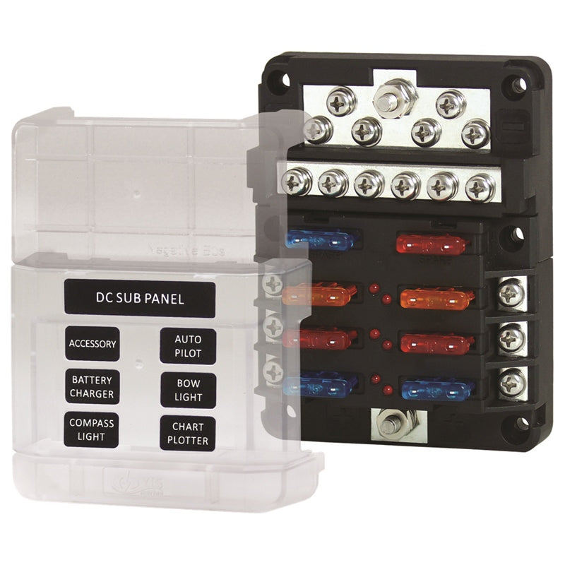 Marpac 7-1268 FUSE BLOCK ATO/ATC 6G W/LED INDICATOR