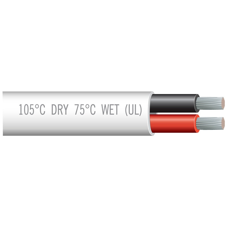 Marpac 939588 JACKETED BOAT CBL 10/2 AWG 250' RD/BK