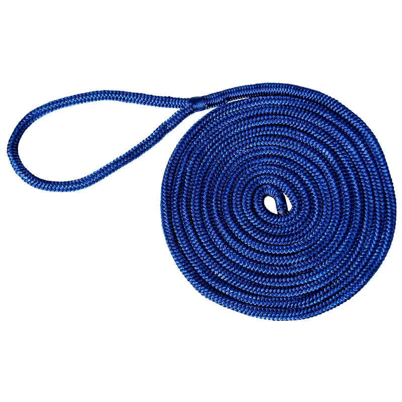 Marpac 1582779 DOCK LINE NYL DBL/BRD 1/2"X15' - BLUE