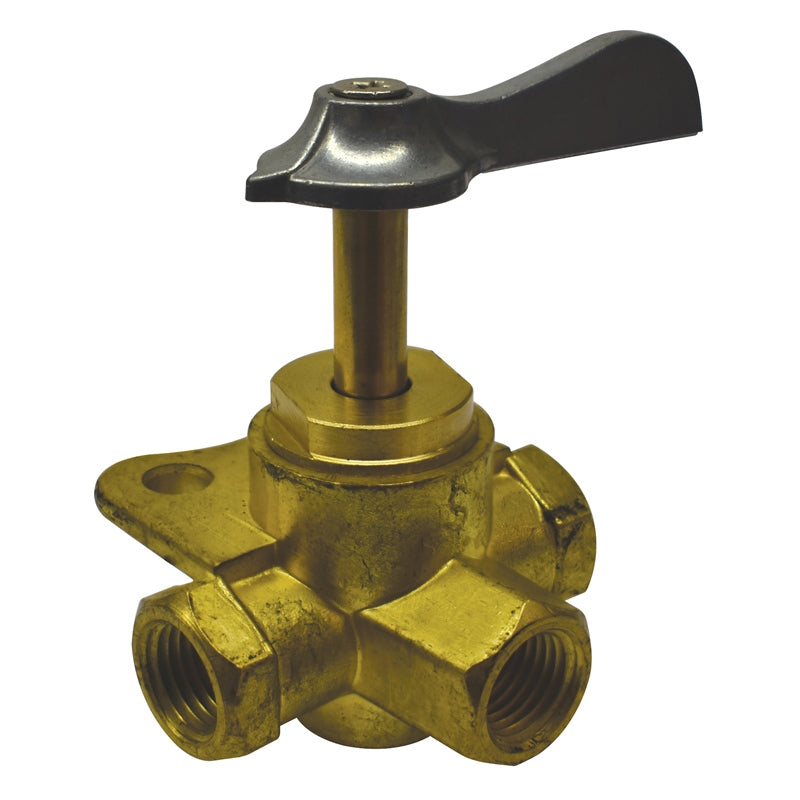 Marpac 1843197 Valve 3W F 1/4NPT With Detn Marine Boat