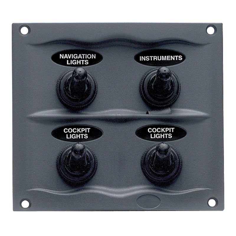 Marinco 900-4WP Panel Swtch Splsh Prf 4W Marine Boat