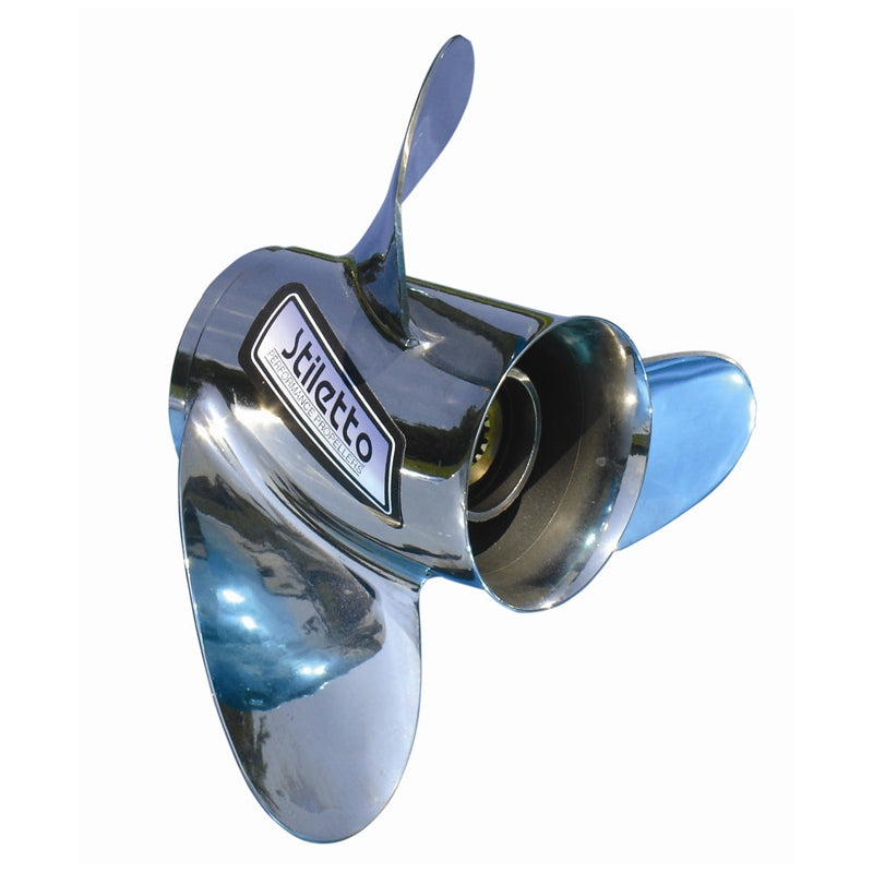 Solas Propeller Solas 165415524 Dual Propeller For Mercruiser Bravo Three®, Stainless Steel, Front - 1654-155-24
