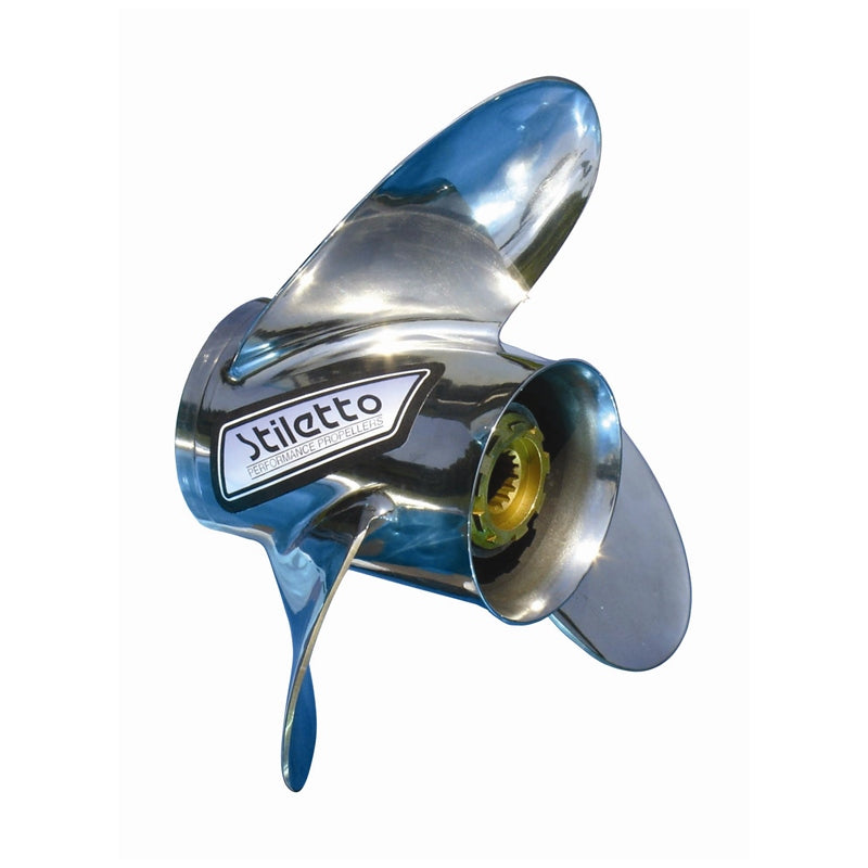 Solas 3442-133-19 PROP SS TITAN Y/T/N 50-130HP 19L