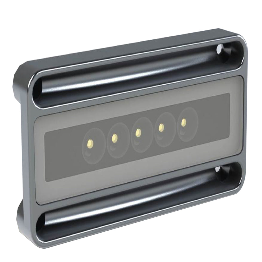 Lumitec Nevis2 LED Utility Light - White/Blue, Brushed, MPN 101147