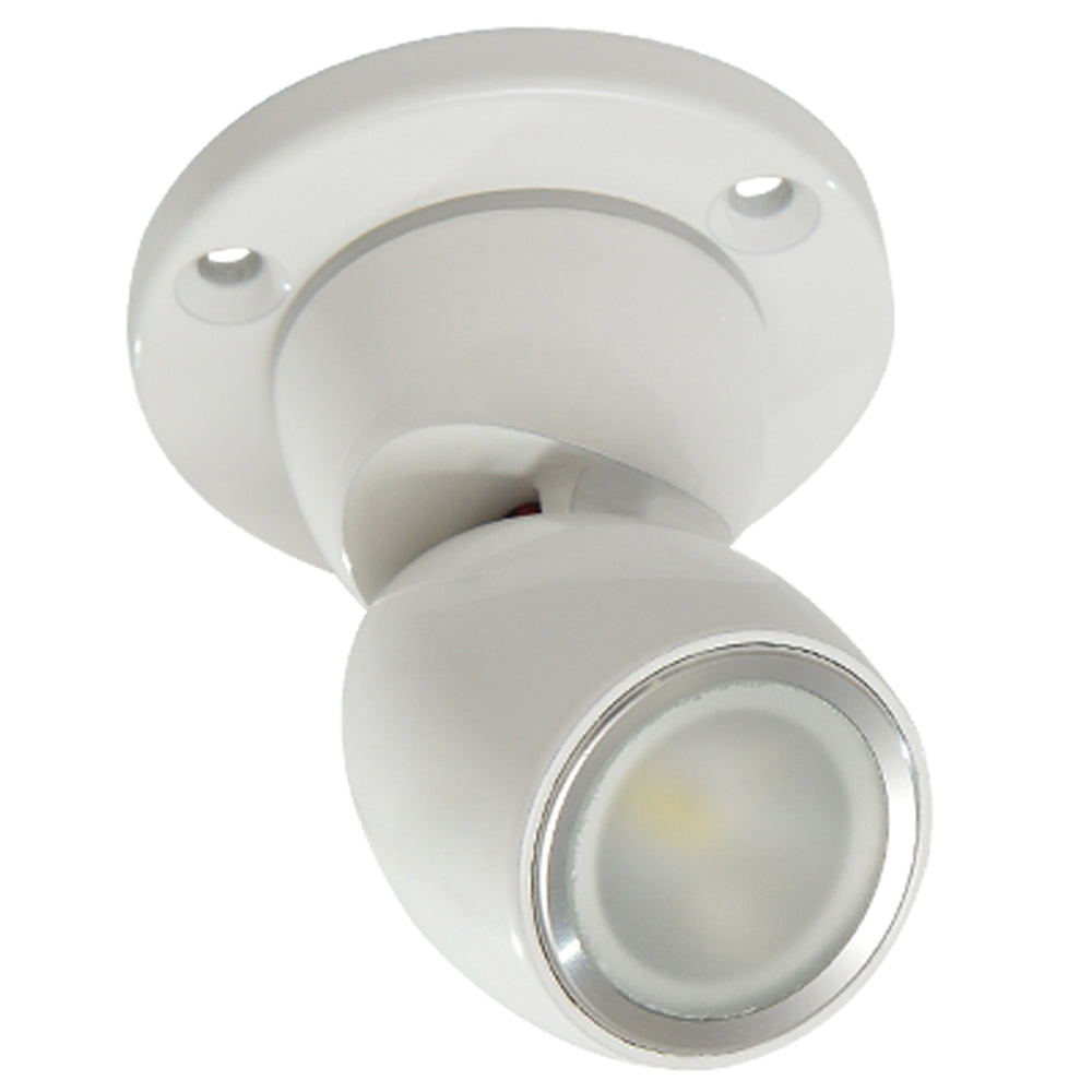 Lumitec GAI2 LED Positionable Light With Heavy Duty Base - Spectrum, White, MPN 111831