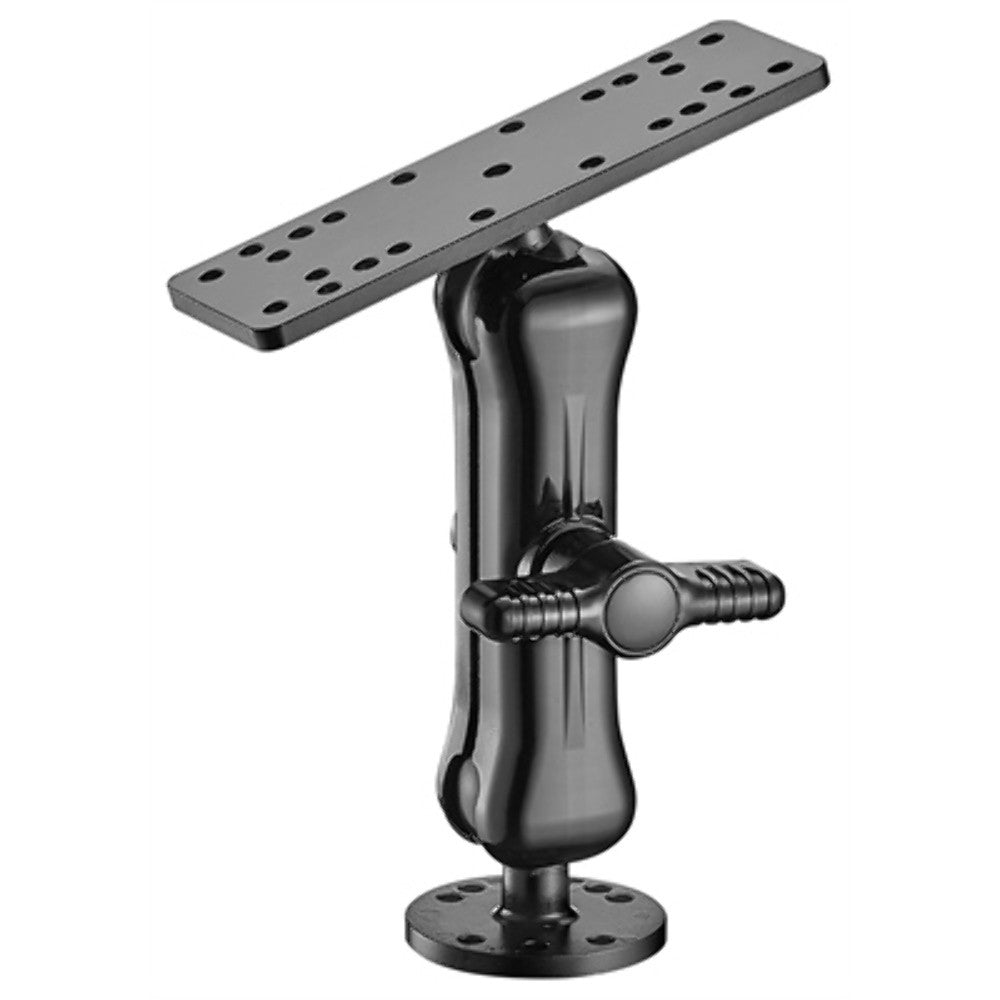 Marpac Electronic MOUNT 1-1/2" Ball Round Base 2.5 Plate 2x6.5 Swing Arm Bracket