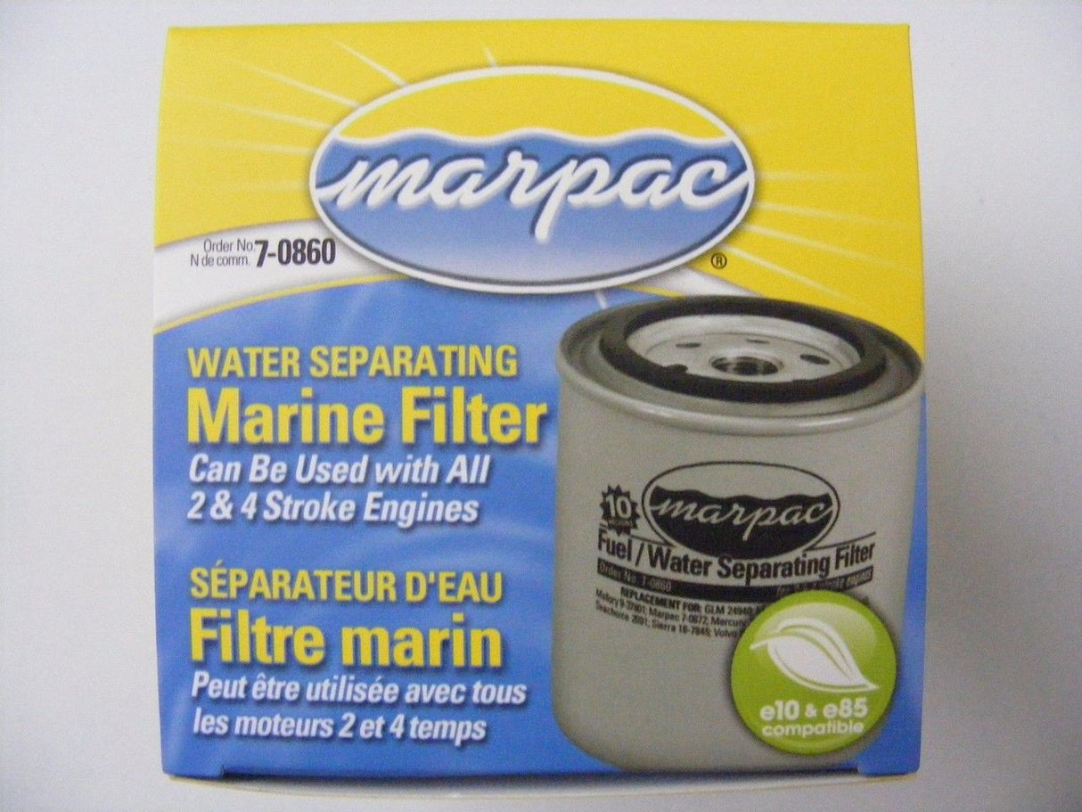 Marpac Fuel/Water Separator Filter Kit w/Composite Head 3/8" FF010010 Marine MD
