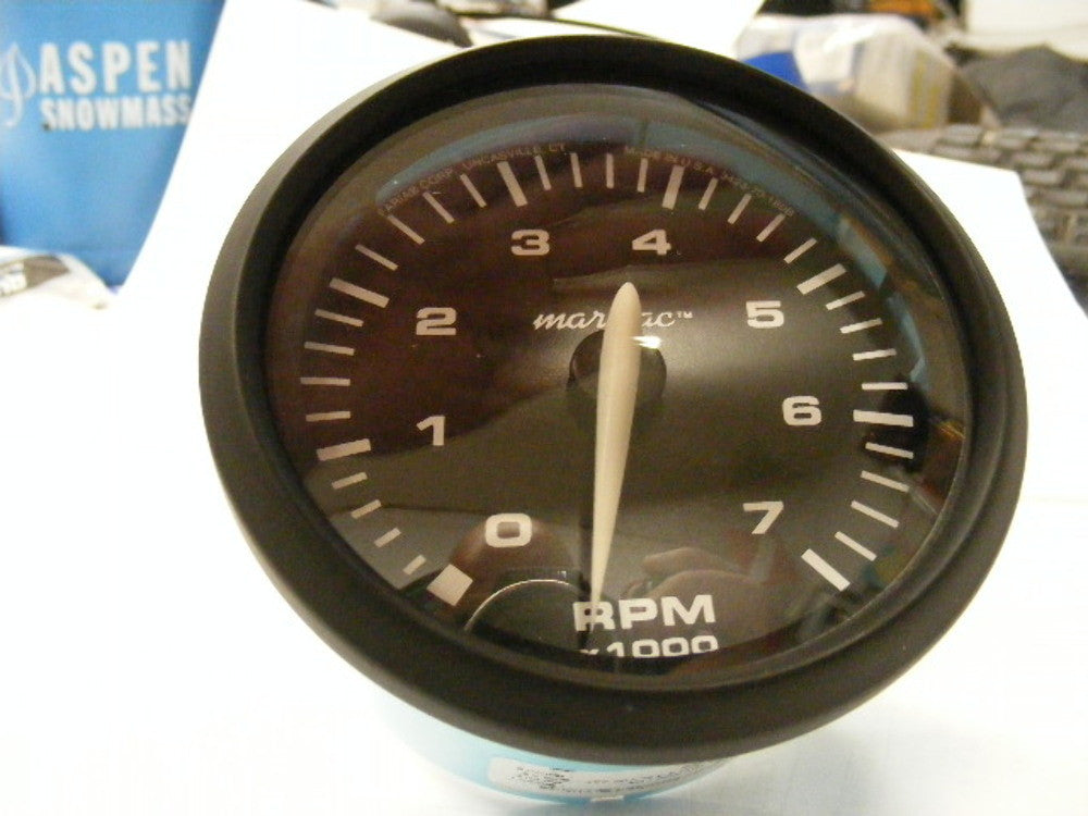 Marpac 7-2050 Premier UNIVERSAL OUTBOARD Tachometer 3" Gauge 0-7000RPM Domed