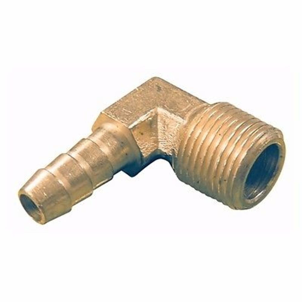 Marpac Fuel Elbow Fitting 1/4" NPT x 3/8" Barb Marine FF010020 Boat