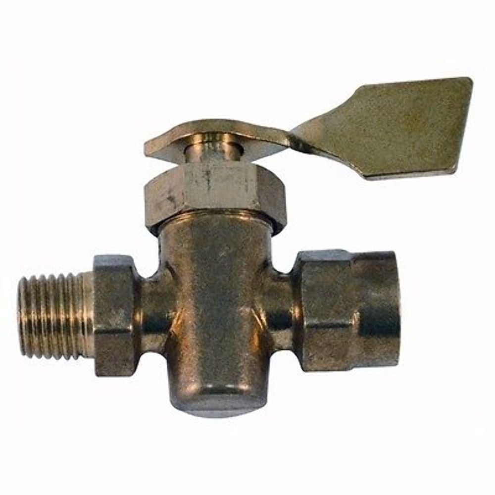 Marpac Brass Shut-Off Valve 2W 1/4ML x 1/4FM Marine 033300-10 7-6940