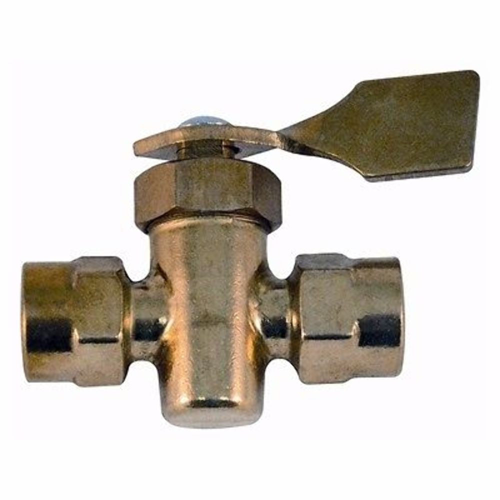 Marpac Brass Shut-Off Valve 2W FM1/4"X1/4"FM" Marine 033303-10 MD