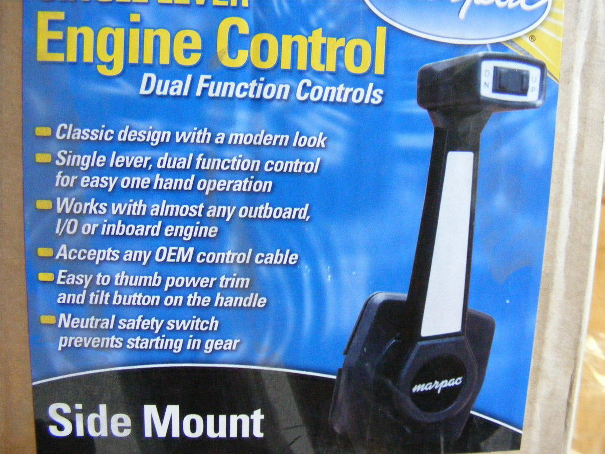 Marpac Remote Control Box Shifter Side Mount Trim Switch for Johnson Evinrude BRP