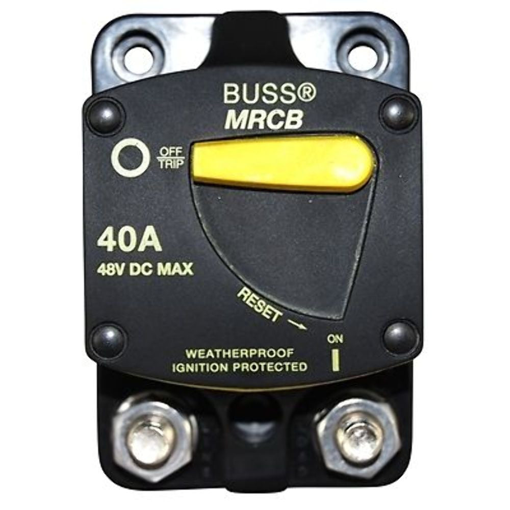 Marpac Circuit Breaker 70 Amp w Switch Function Bussmann 187 Firewall Mount Boat