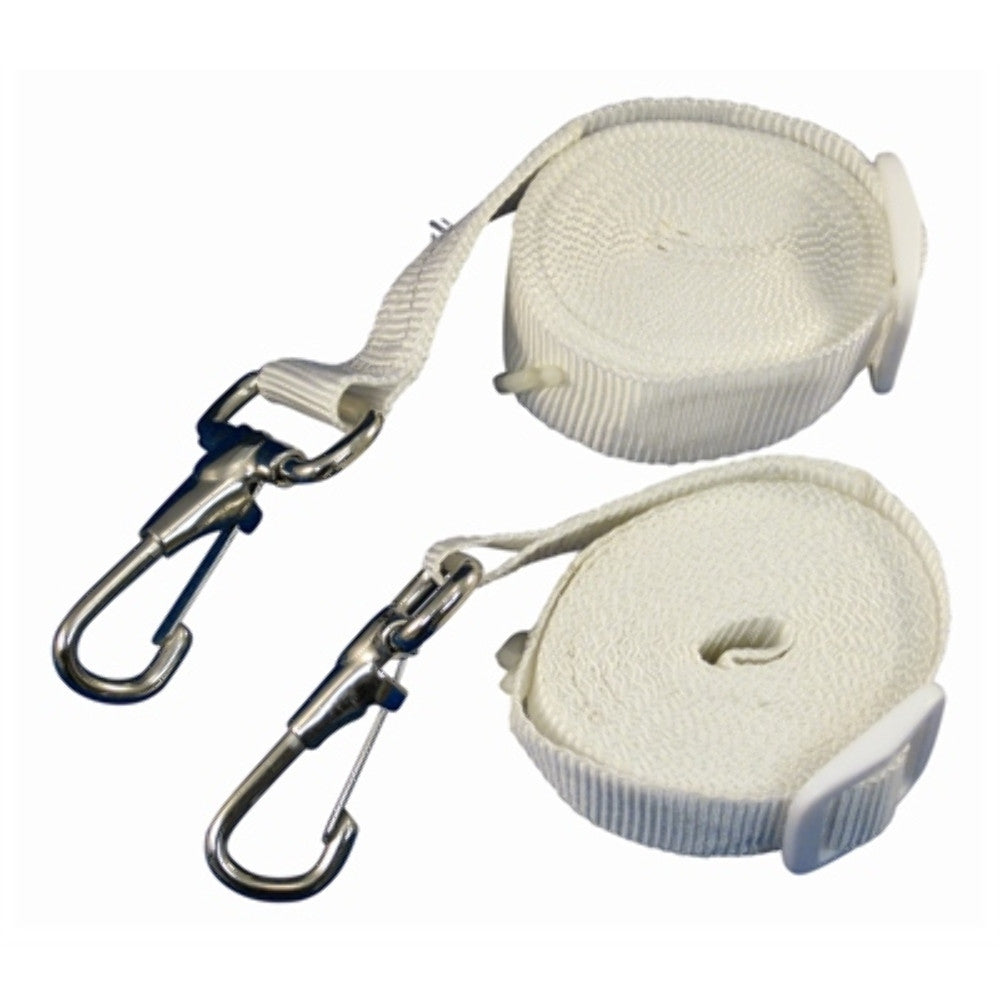 Marpac BT011100 Bimini Top Strap 1"x96" Nylon Black Adjust 1/Pair Boat