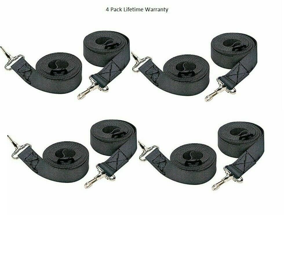 Marpac 7-0029 Boat Bimini Top Straps Adjustable 96" Black 4 Pack Marine Hardware