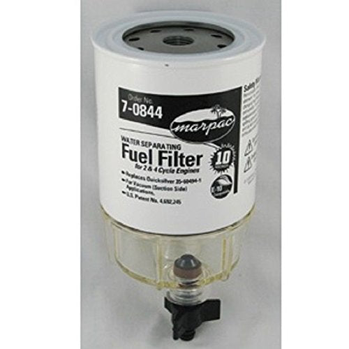 Marpac New Marine Ez View Fuel/Water Separator Canister W/Sight Bowl 7-0843