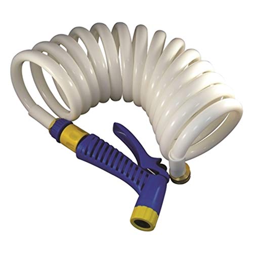 Marpac Marine Boat Manguera de lavado en espiral con boquilla 1/2 x 15 7-0422