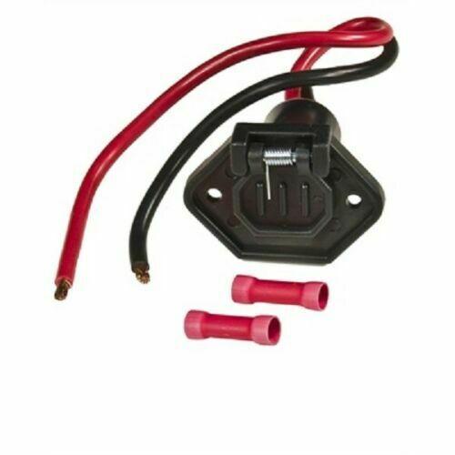 Marpac 7-1304 Trolling Motor Macho Barco Conector Lateral Enchufe Calibre 8 12 Voltios