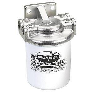 Marpac  Marine Boat Stainless Steel Head Fuel/Water Separator KIT 7-0874