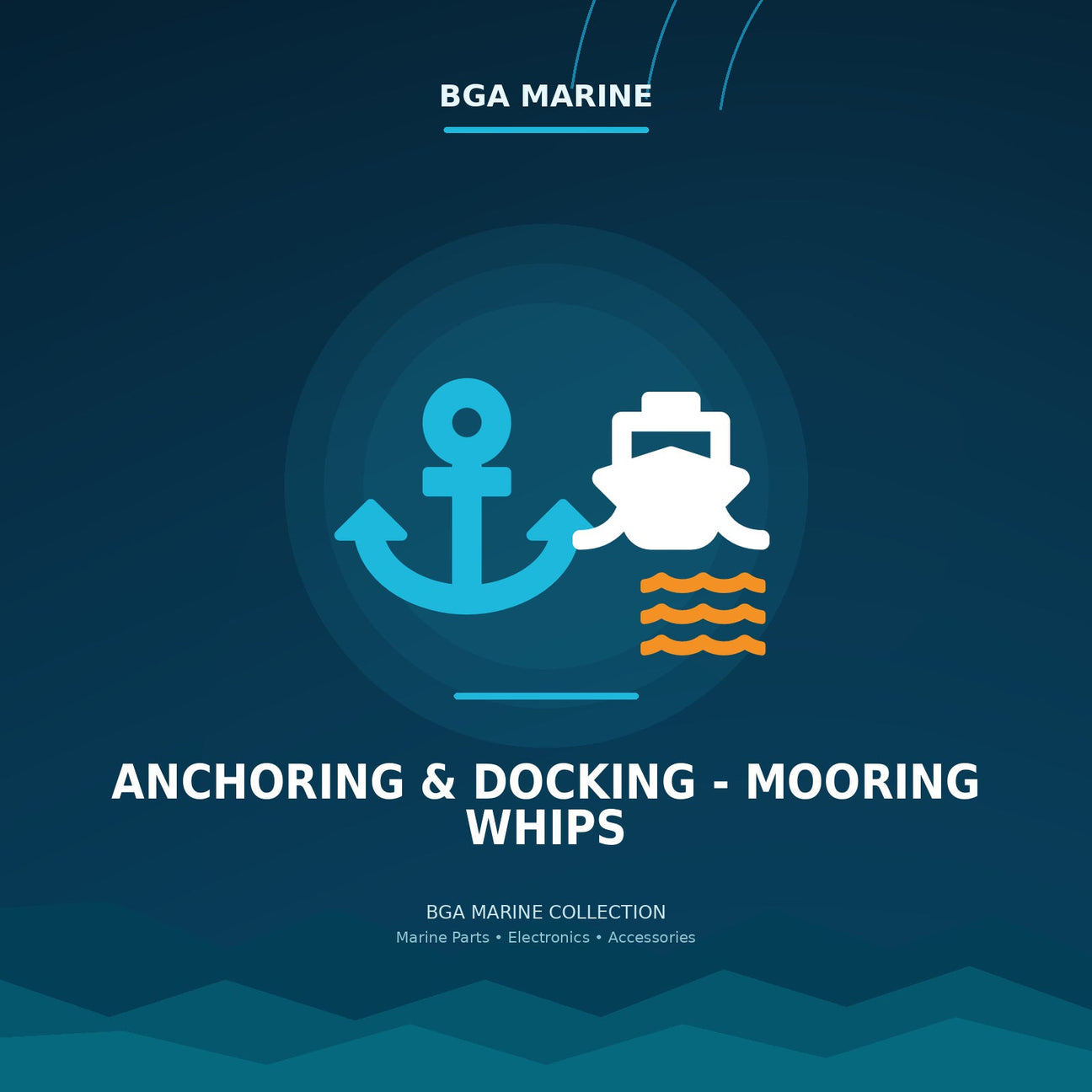 Anchoring & Docking - Mooring Whips collection | BGA Marine