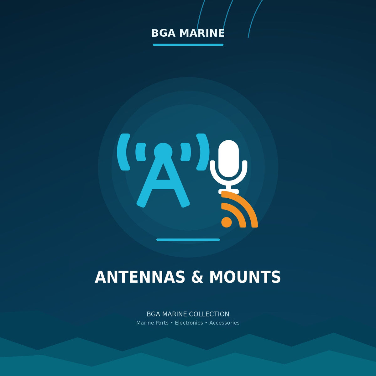 Antennas & Mounts collection | BGA Marine