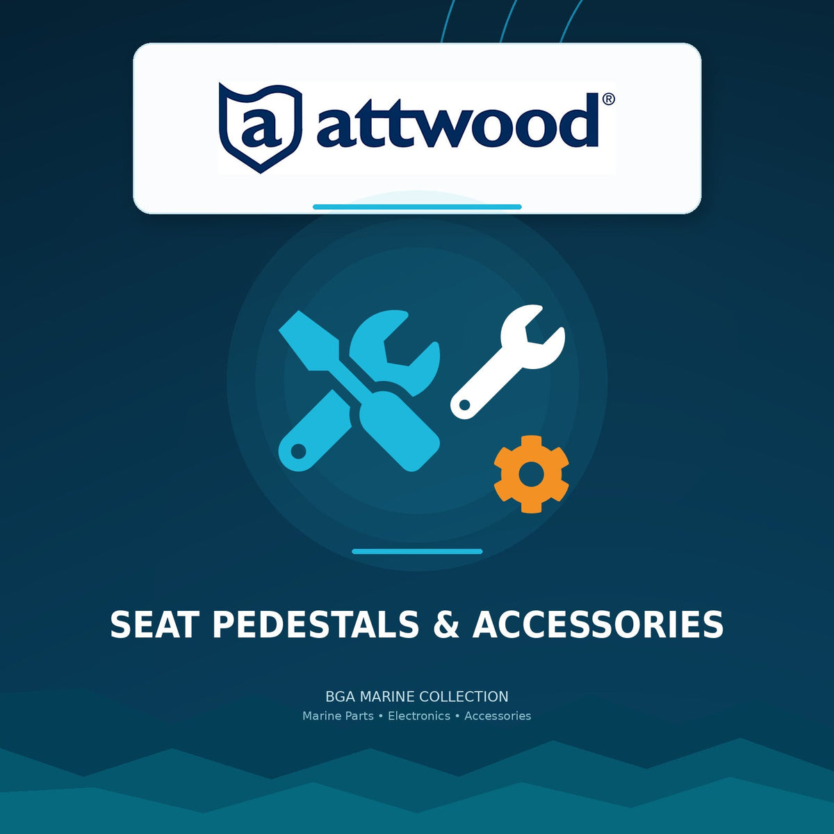 Attwood Seat Pedestals & Accessories collection | BGA Marine
