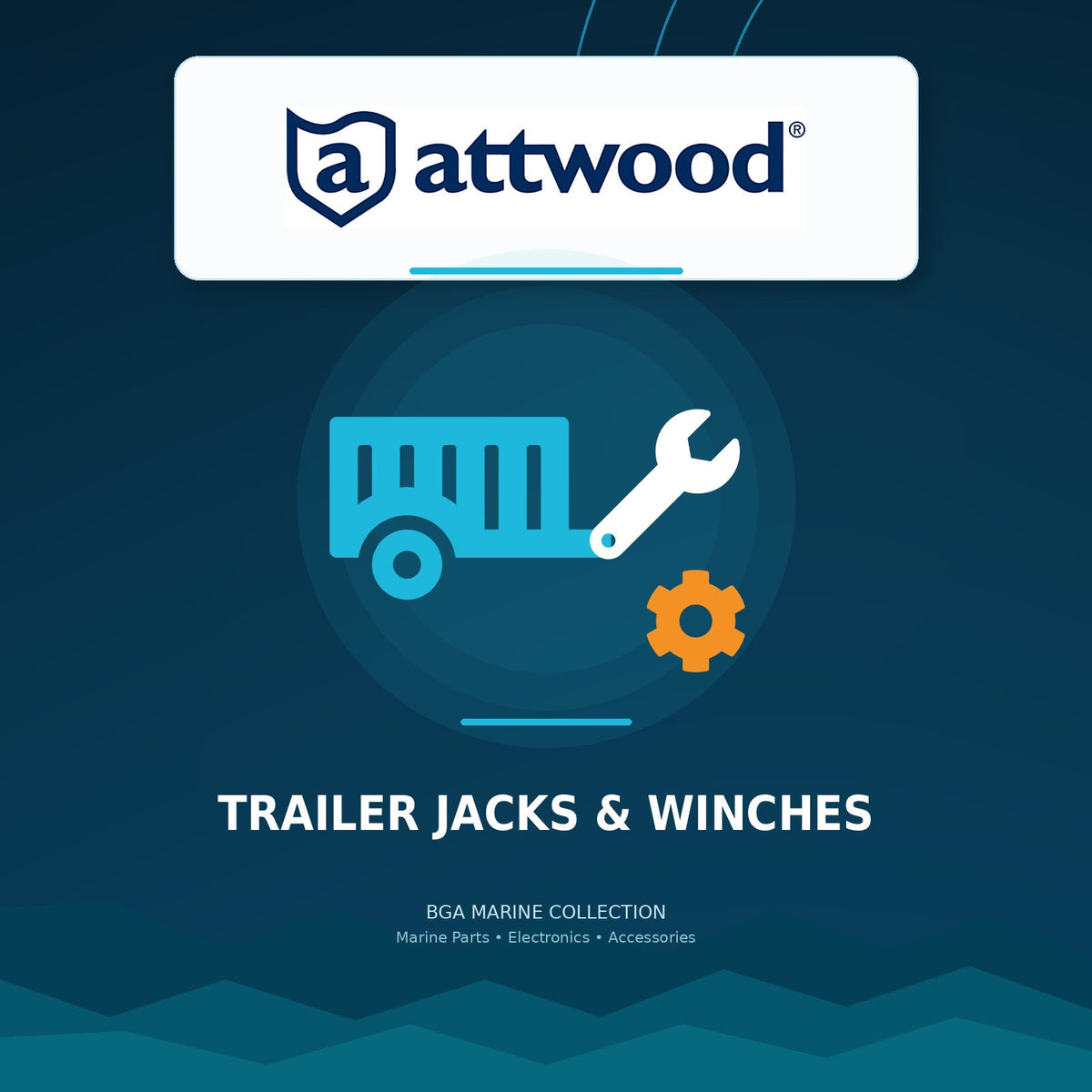 Attwood Trailer Jacks & Winches collection | BGA Marine
