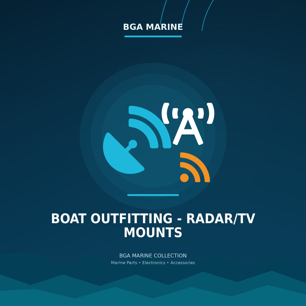 Boat Outfitting - Radar/TV Mounts collection | BGA Marine