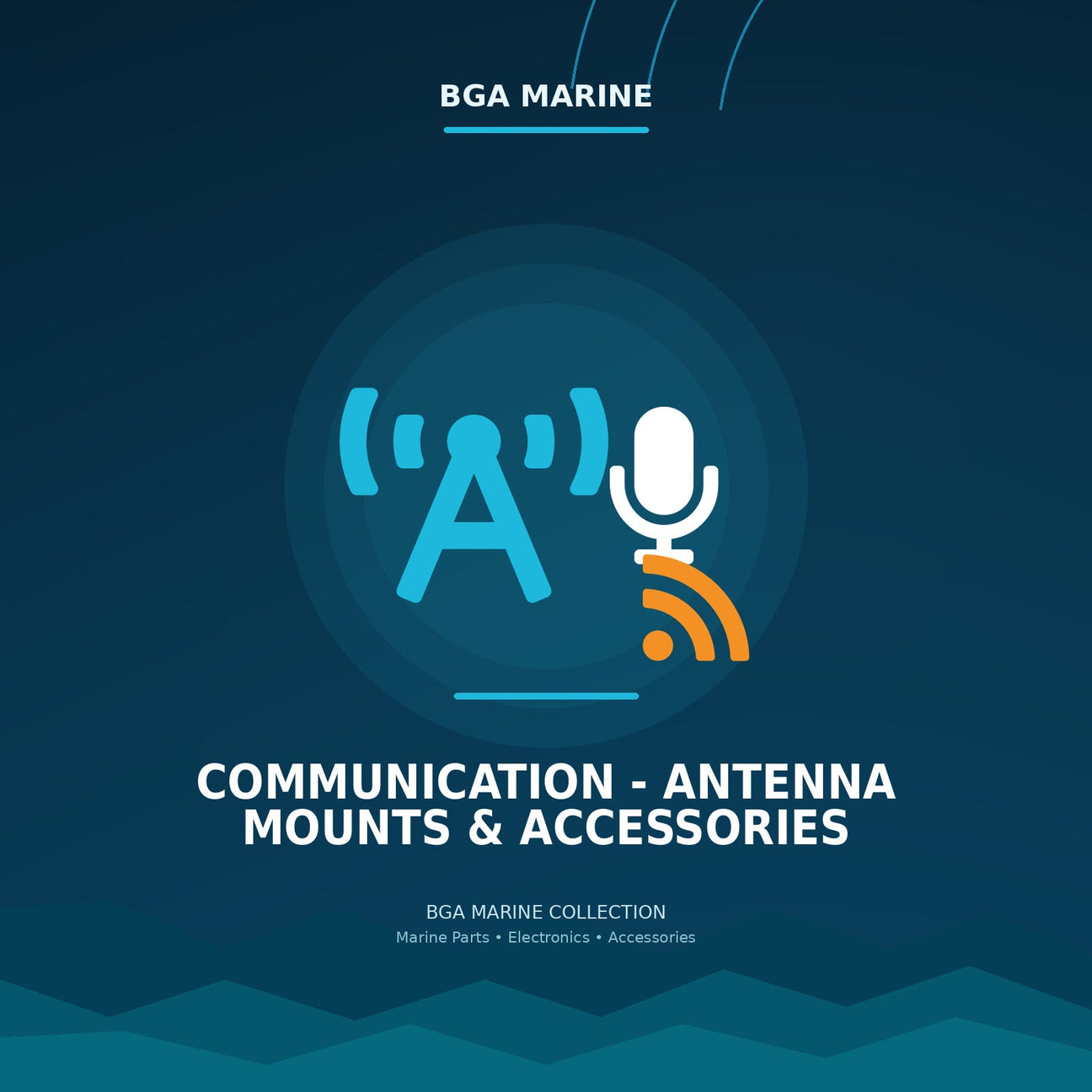 Communication - Antenna Mounts & Accessories collection | BGA Marine