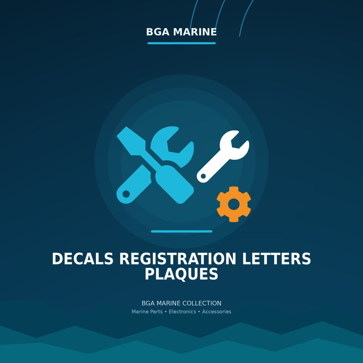 Decals Registration Letters Plaques collection | BGA Marine