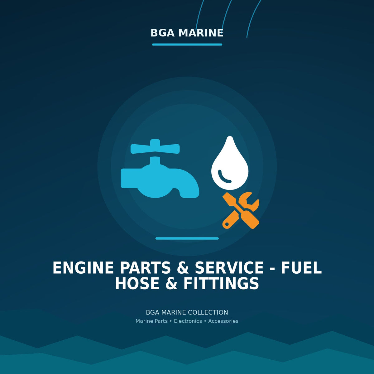 Engine Parts & Service - Fuel Hose & Fittings collection | BGA Marine