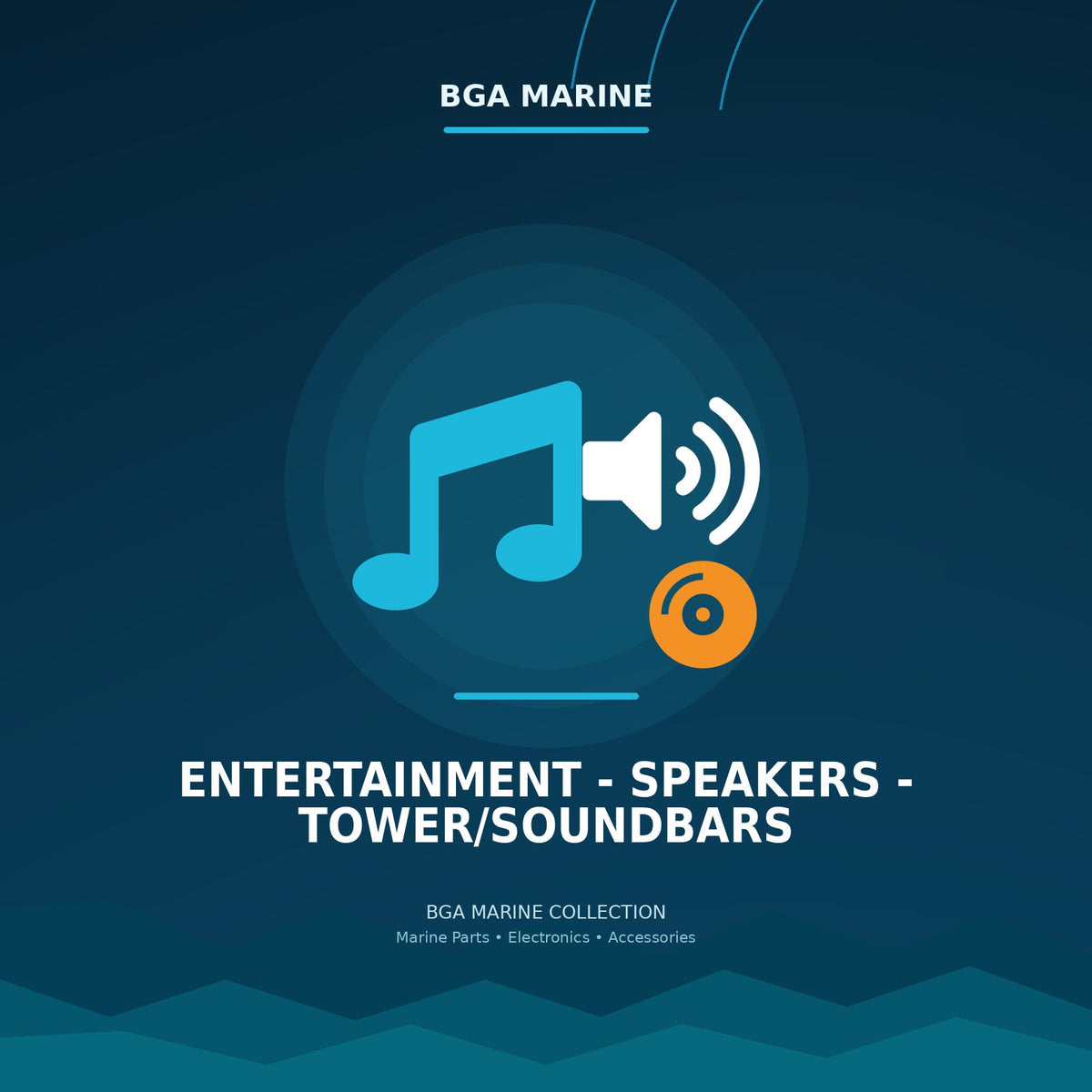 Entertainment - Speakers - Tower/Soundbars collection | BGA Marine