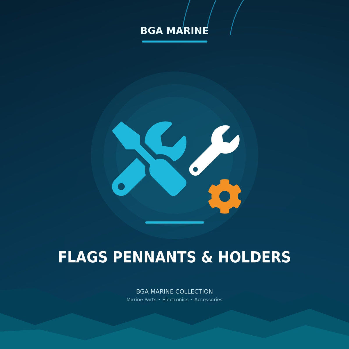 Flags Pennants & Holders collection | BGA Marine