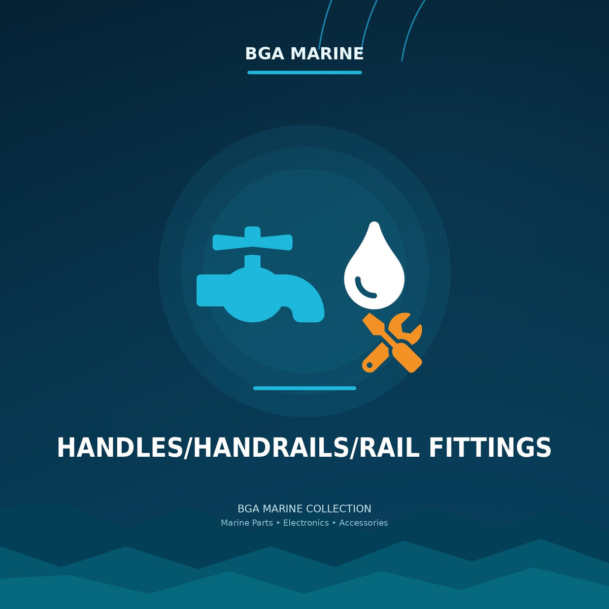 Handles/Handrails/Rail Fittings collection | BGA Marine