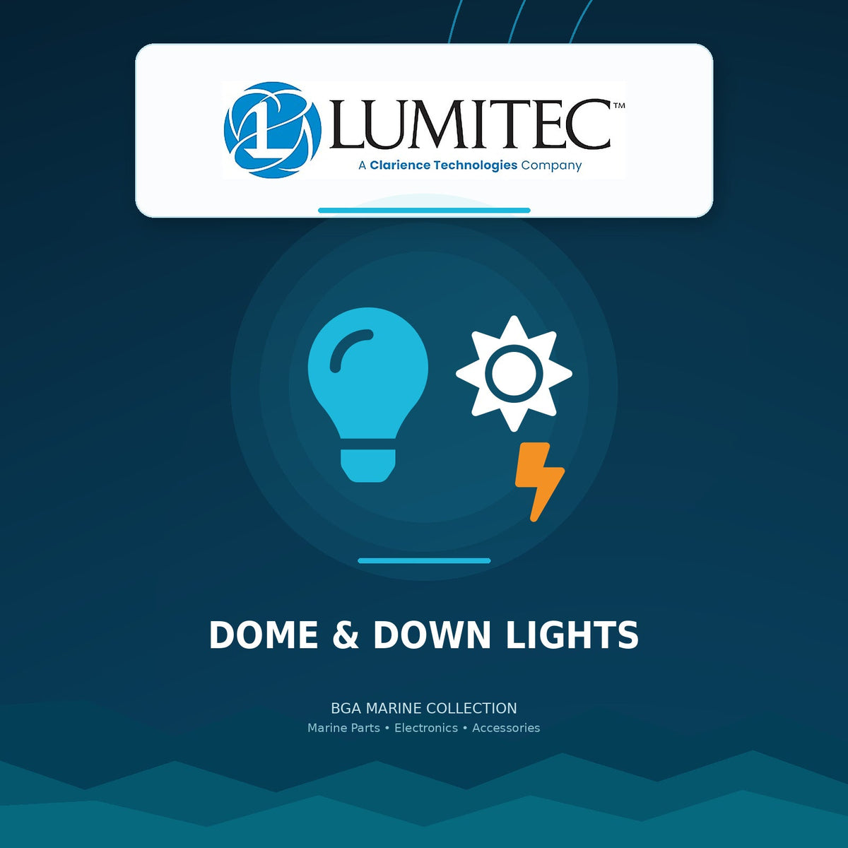 Lumitec Dome & Down Lights collection | BGA Marine