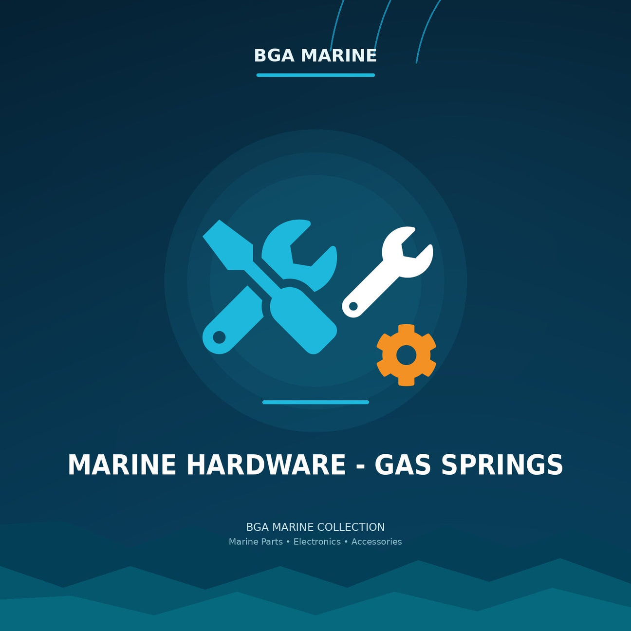Marine Hardware - Gas Springs collection | BGA Marine