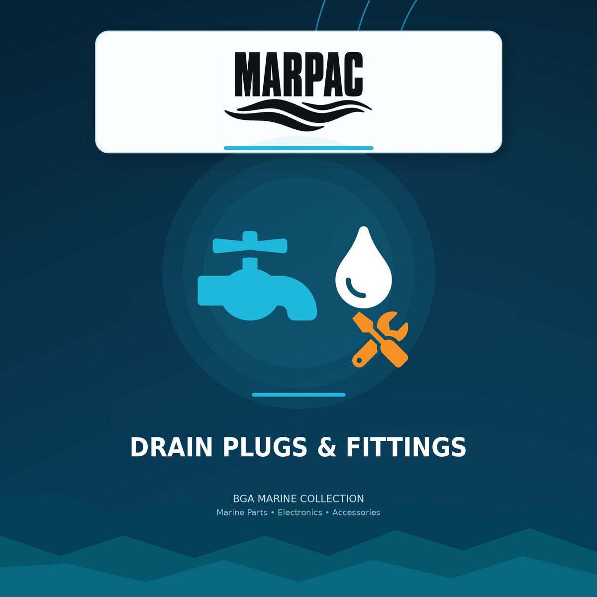 Marpac Drain Plugs & Fittings collection | BGA Marine